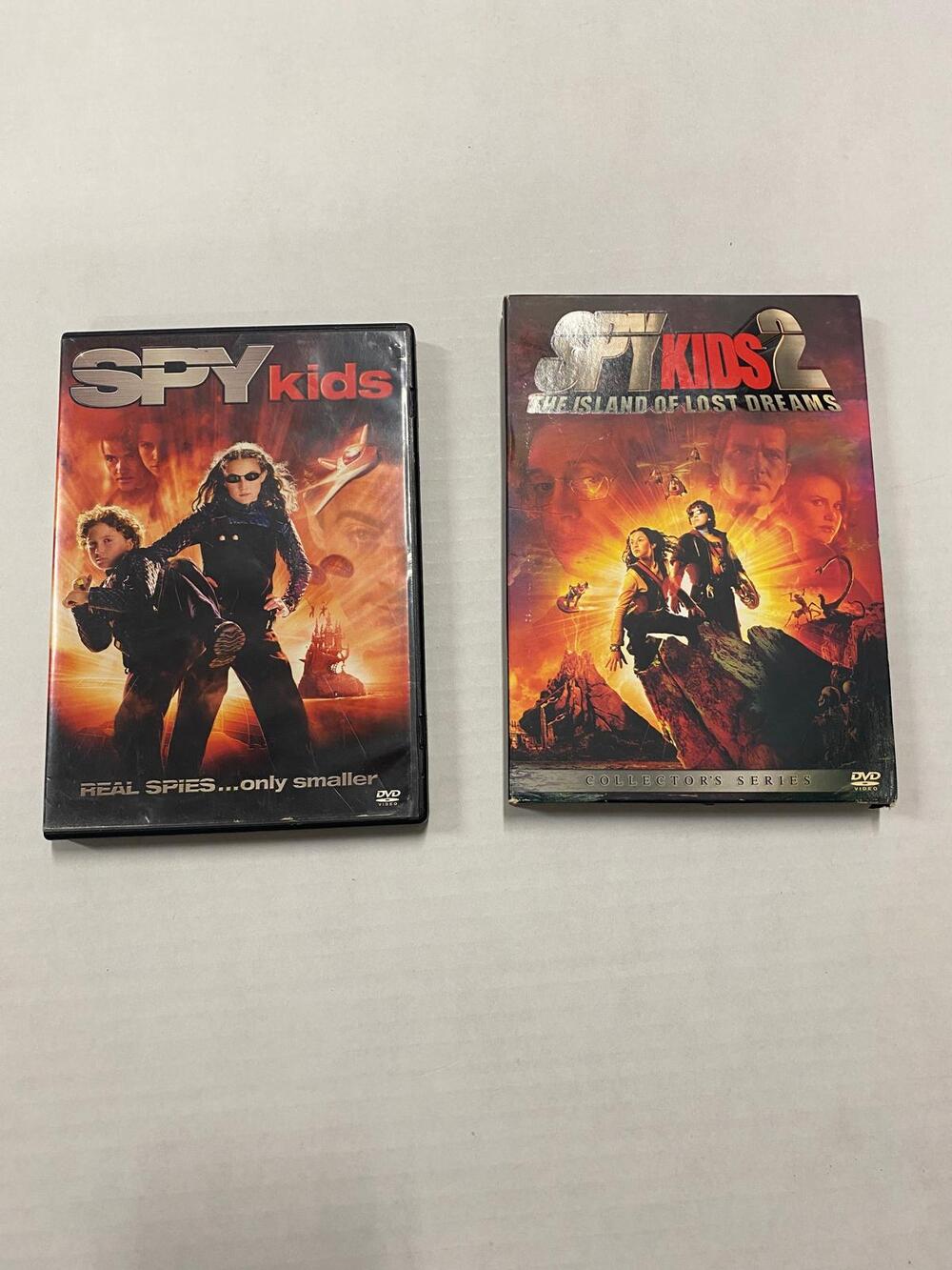 Spy Kids 1 And Spy Kids 2 Island Of Lost Dreams DVD Lot Pre Owned